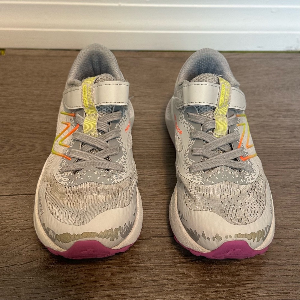 New Balance Gray purple sole Sneakers